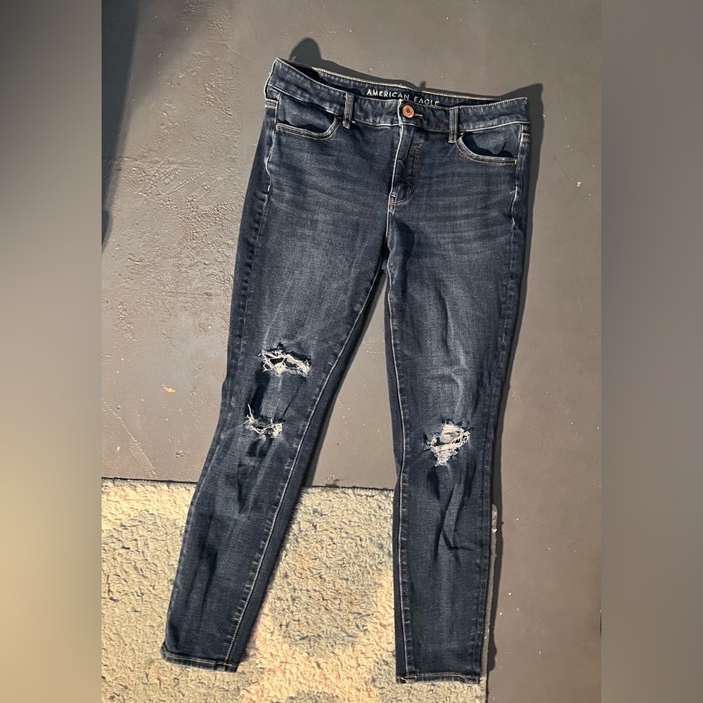 American Eagle Dream ripped High-Waisted Jegging
